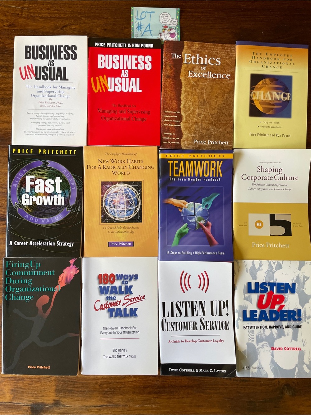 12 Price Pritchett + Walk the Talk Business Success Leatership Vintage Books Lot